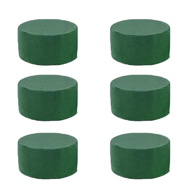 Anda Florist Supply - 6Pcs bunga bulat batu bata busa