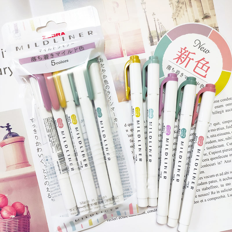 Copic Marker Sketch - Spidol Stabilo Mildliner Zebra Baru, Pena