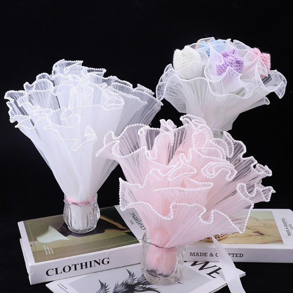 Florist Supply House - 28cmx4Yards Bahan Pembungkus Buket Bunga, Jaring