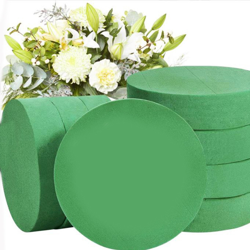 Floral Foam Oasis - 10PCS Busa Bunga Hijau Bulat Bentuk