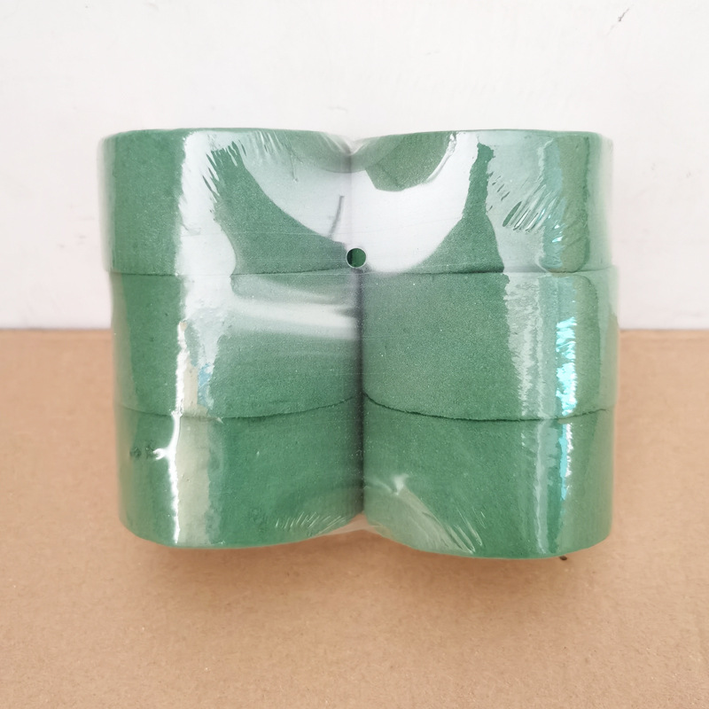 Floral Foam Oasis - 6 Buah Busa Floral Hijau Bulat,
