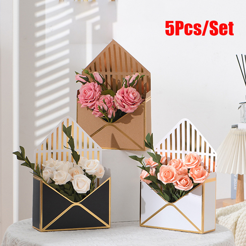 Florist Supply House - 5 Buah Kotak Bunga Amplop Kreatif