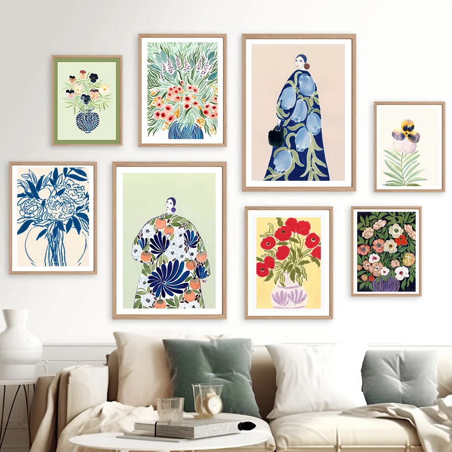 Florist Supply Vases - Abstrak Wanita Vas Bunga Botani Modern