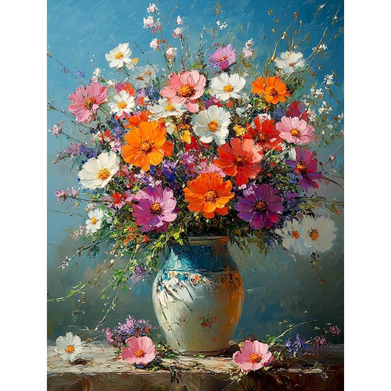 GATYZTORY Lukisan Dengan Angka - Florist Supply Vases ulasan dan harga