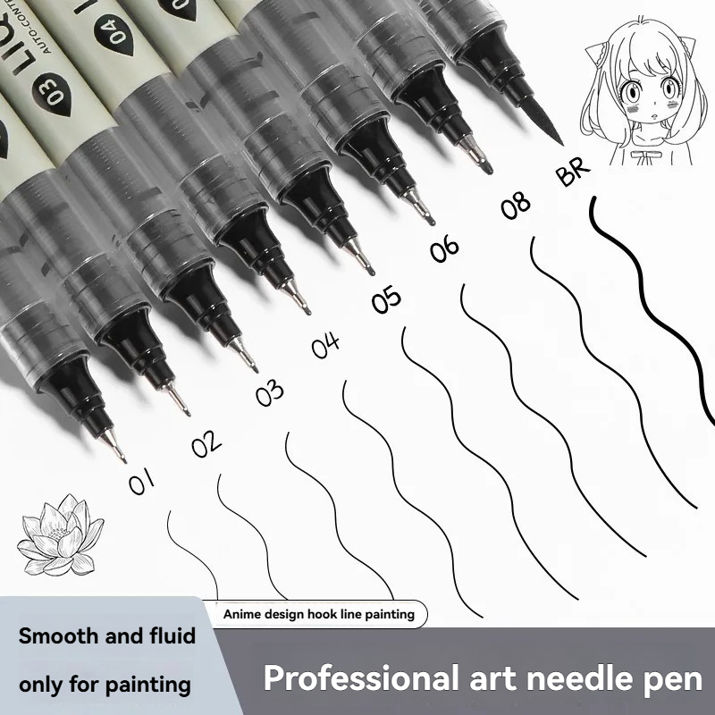 12 Paket Pulpen Fineliner Hita - Copic Marker Sketch ulasan dan harga