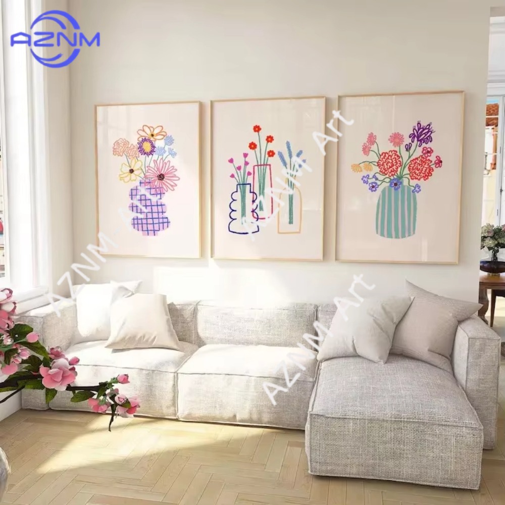 1/3 Buah Vas Bunga Abstrak Pos - Florist Supply Vases ulasan dan harga