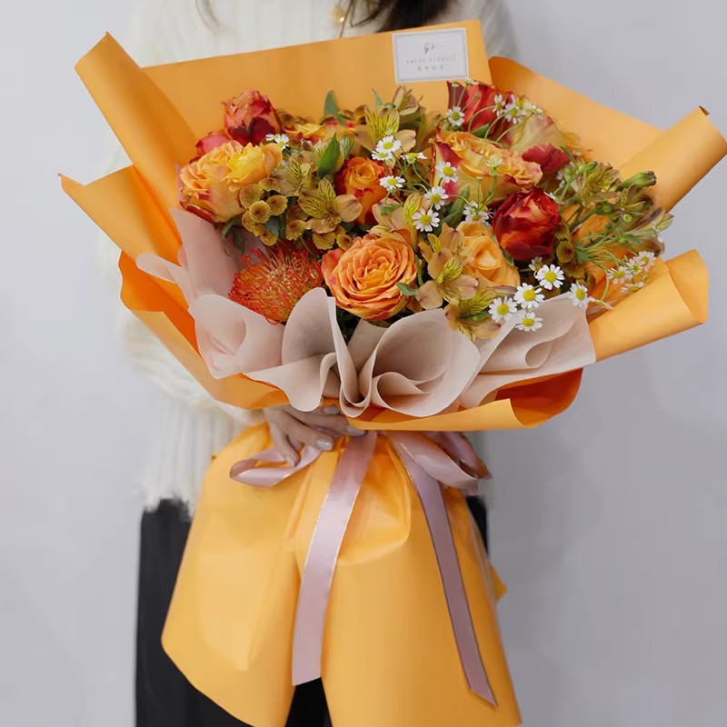 Gaya Korea kertas warna Solid  - Anda Florist Supply ulasan dan harga