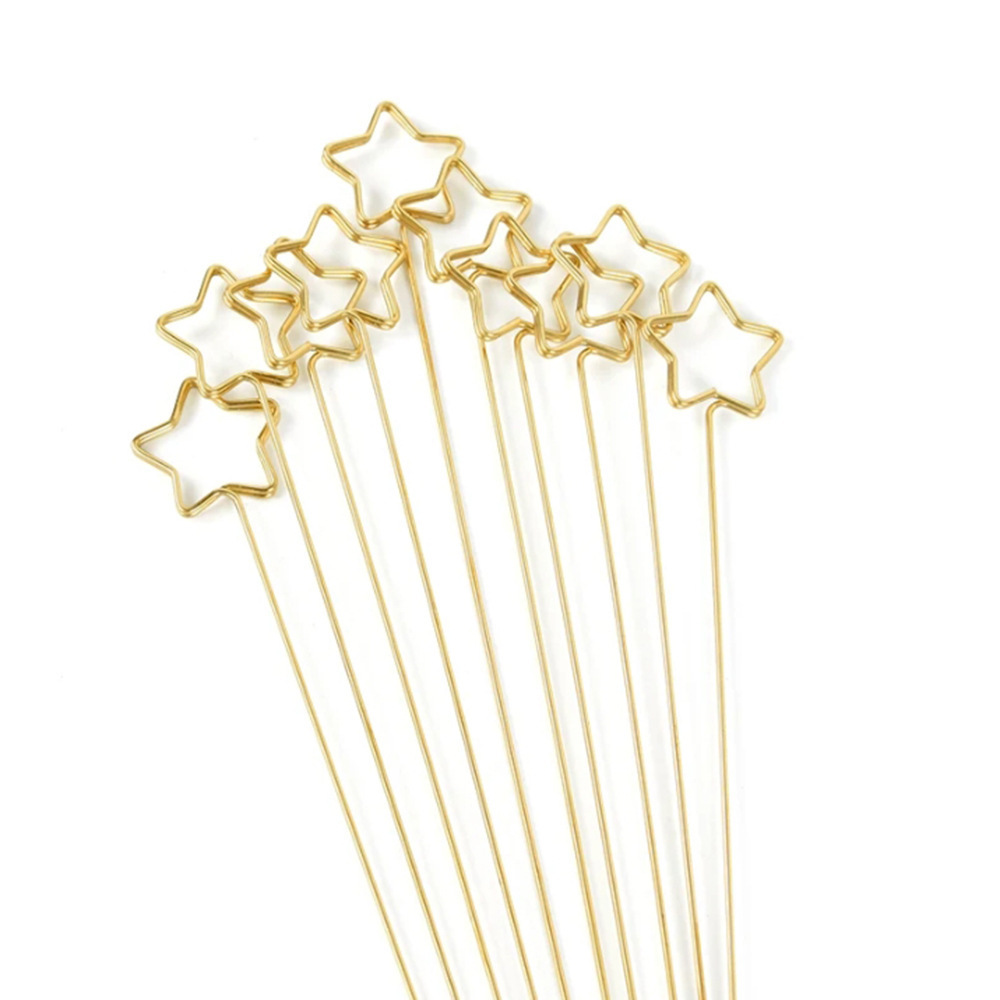 Penyangga Kartu Bunga Logam Em - Floral Picks Wood ulasan dan harga