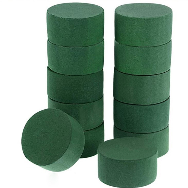 10PCS Busa Bunga Hijau Bulat B - Floral Foam Oasis ulasan dan harga