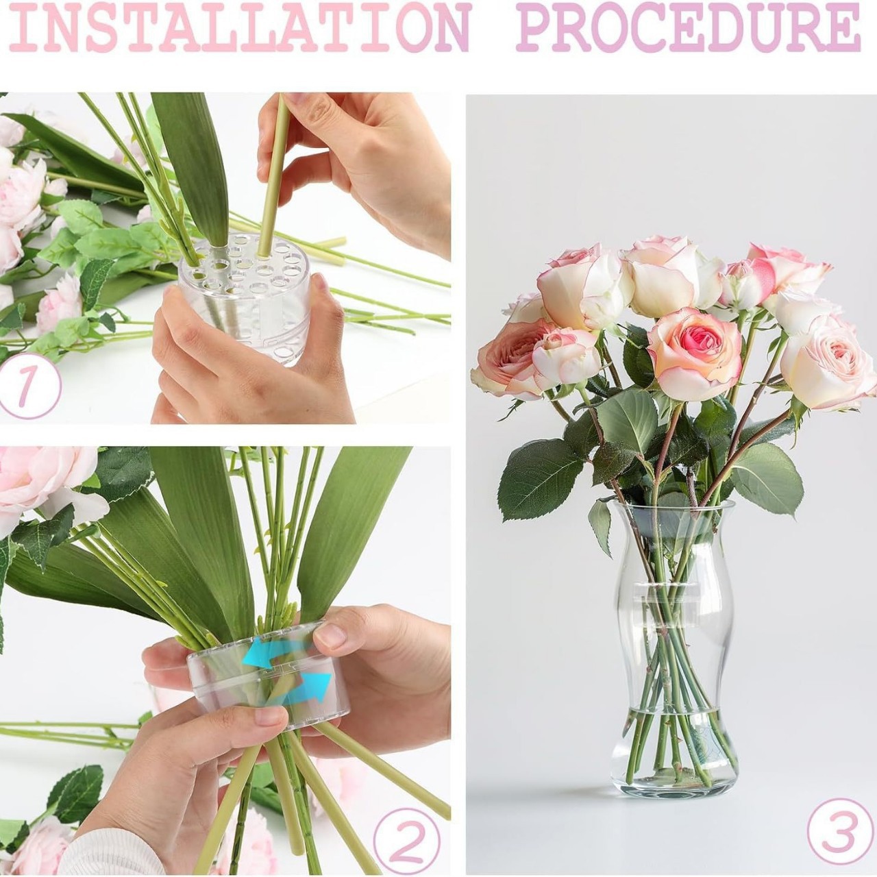 Penyangga Batang Bunga Spiral  - Florist Supply Vases ulasan dan harga