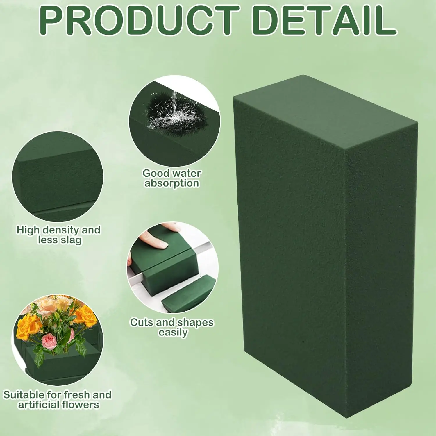 Busa Floral Serap Air Bentuk B - Floral Foam Oasis ulasan dan harga