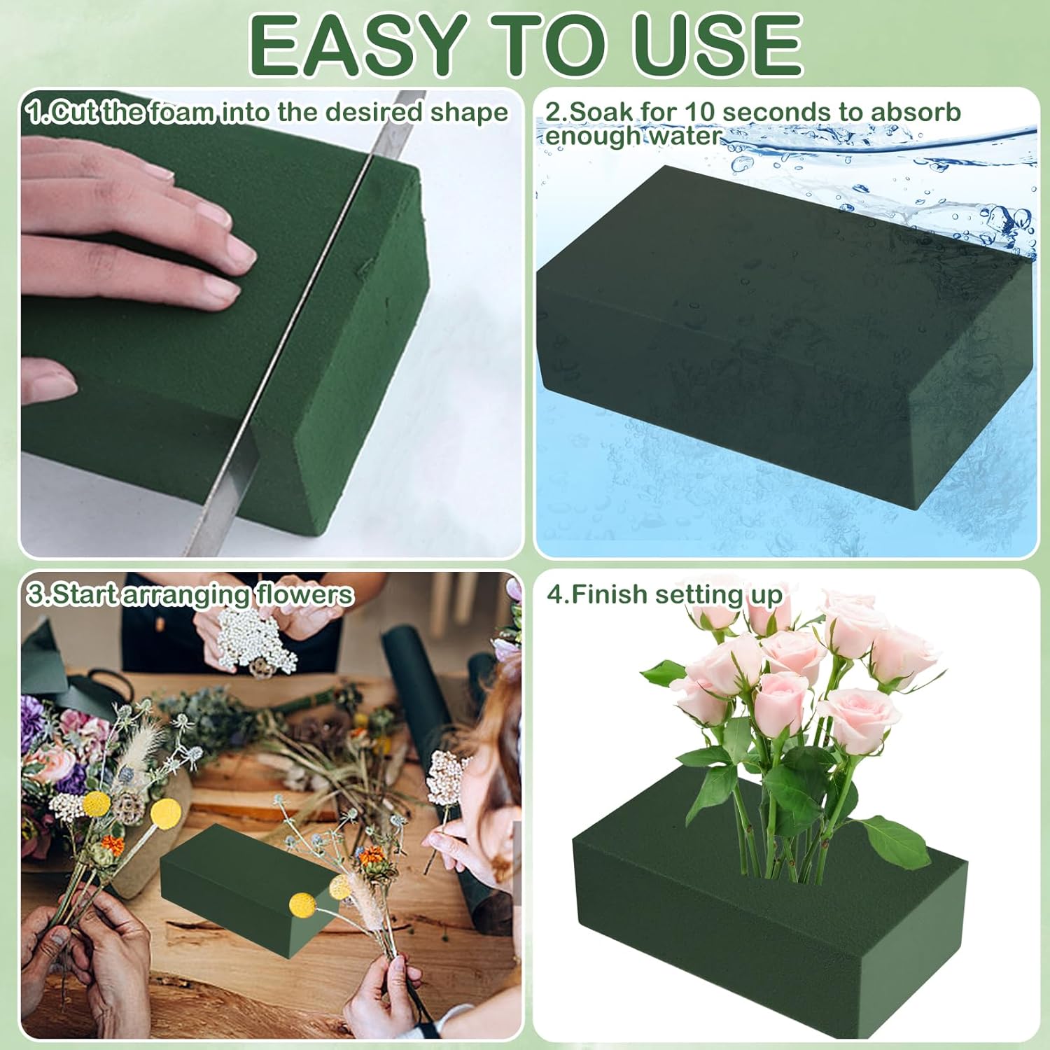 Busa Floral Serap Air Bentuk B - Floral Foam Oasis ulasan dan harga