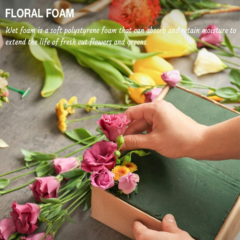 Busa Floral Hijau Blok DIY unt - Floral Foam Oasis ulasan dan harga