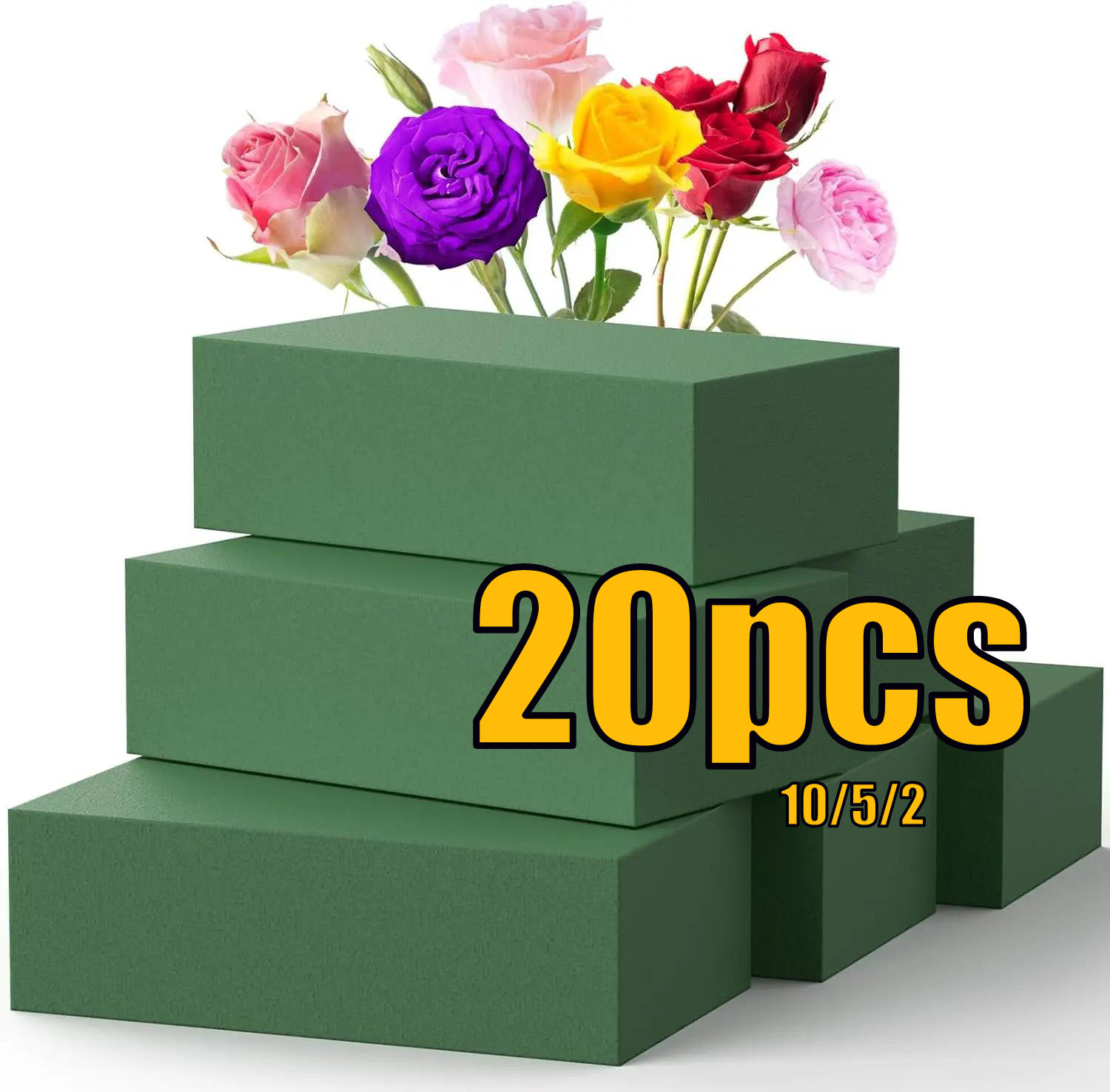 Blok Busa Bunga Besar, Lumpur  - Floral Foam Oasis ulasan dan harga
