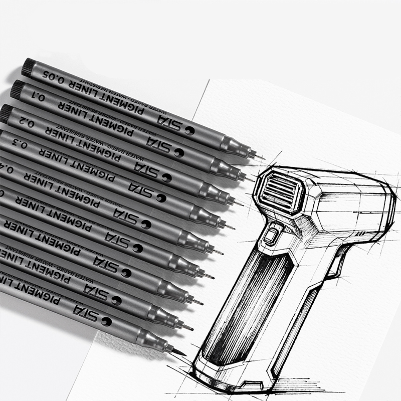 0.1/0.2/0.3/0.4/0.5 Pena Gamba - Copic Marker Sketch ulasan dan harga