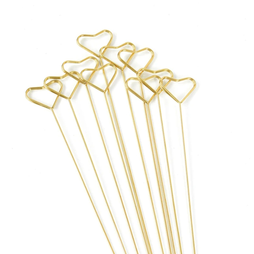 Pemikat Bunga Logam Emas Untuk - Floral Picks Wood ulasan dan harga