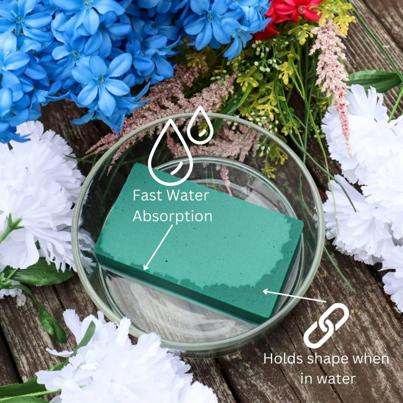 Busa Floral Persegi Dapat Dipo - Floral Foam Oasis ulasan dan harga