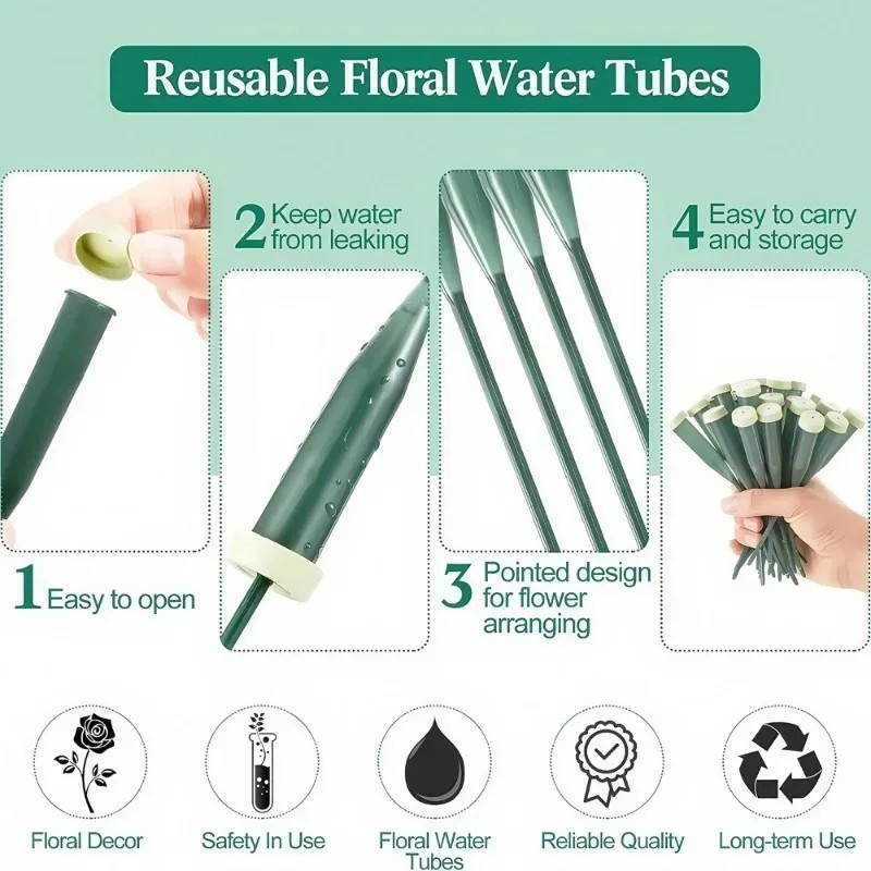 60 pcs tabung air bunga dengan - Anda Florist Supply ulasan dan harga