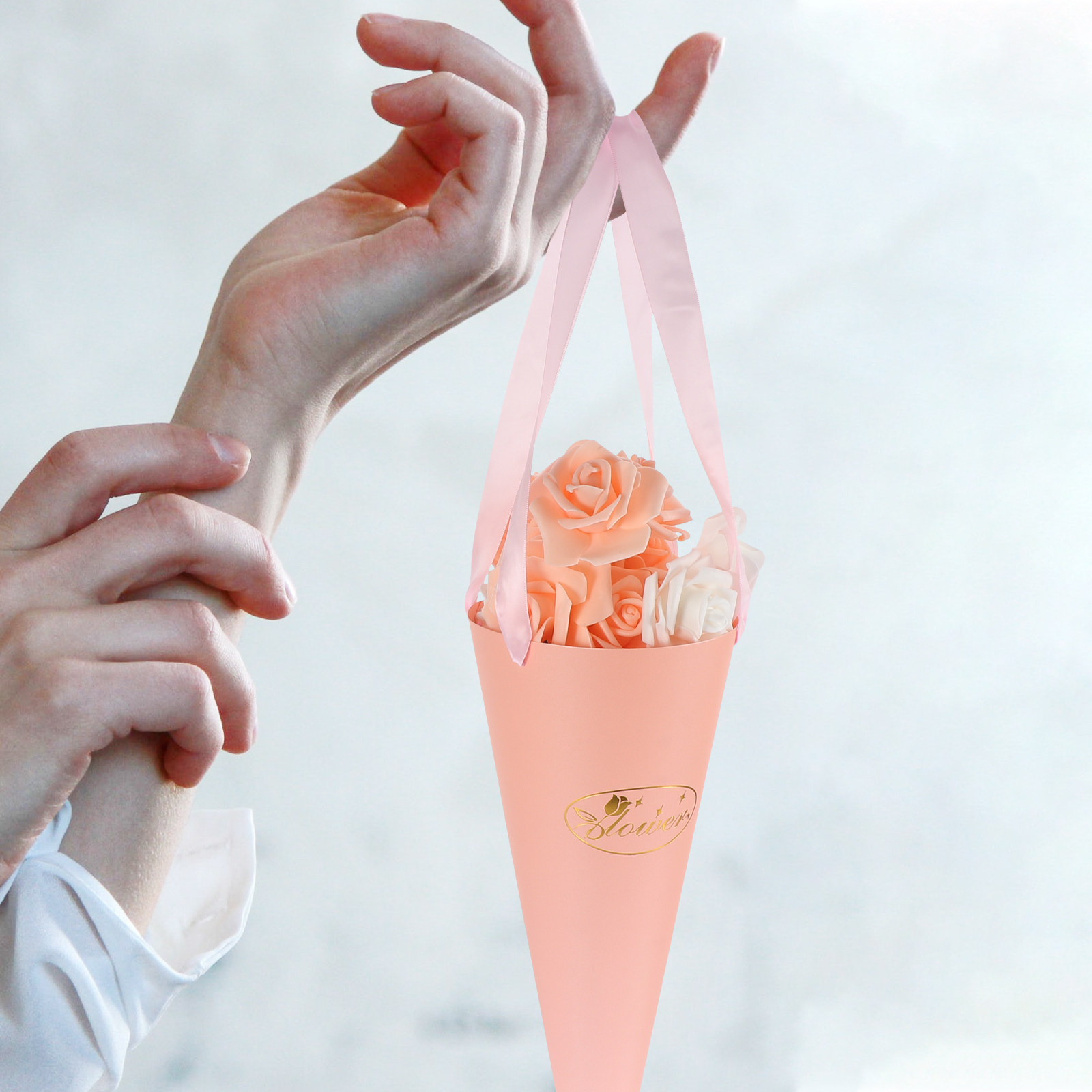 6 Buah Tas Buket Bunga Kantong - The Florist Supply Shop ulasan dan harga