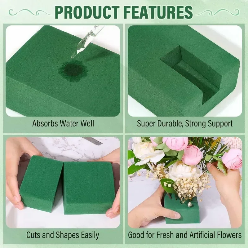 Busa Floral Blok DIY untuk Ran - Floral Foam Oasis ulasan dan harga