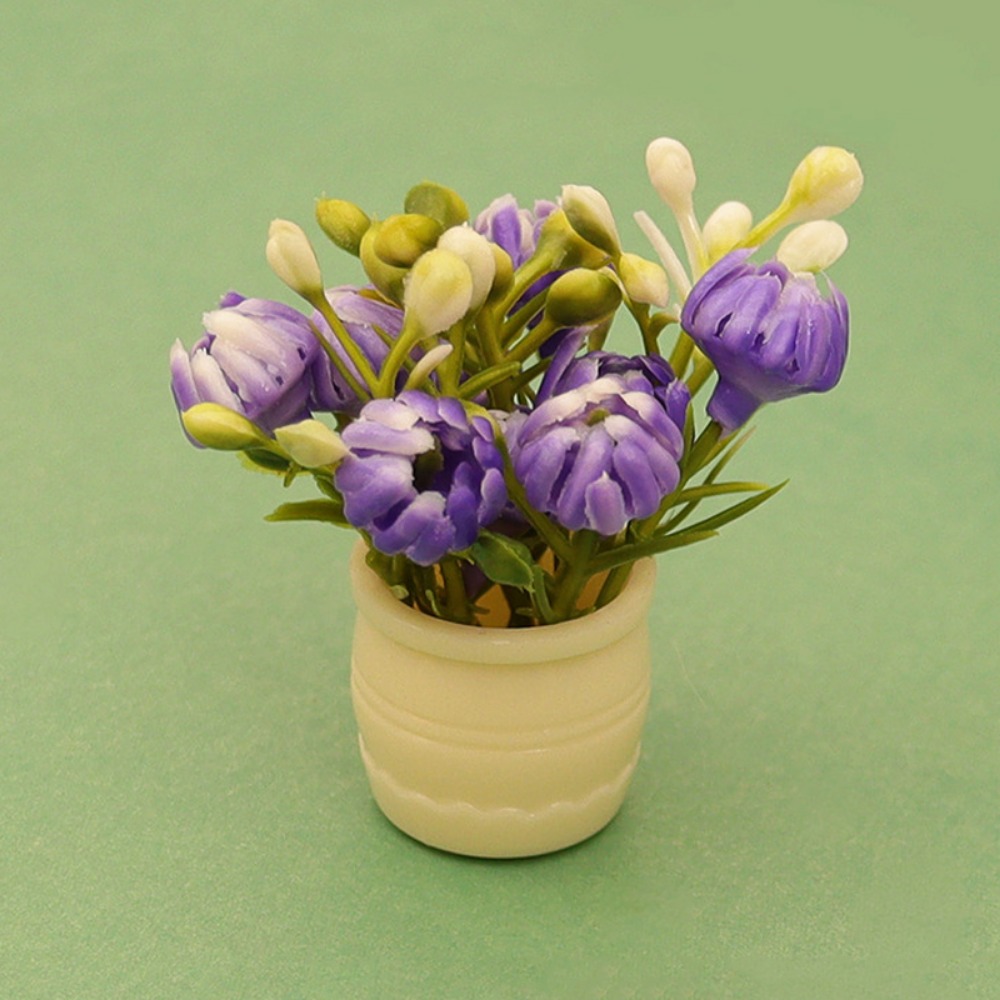 1:12 Miniatur Rumah Boneka Sim - Florist Supply Vases ulasan dan harga
