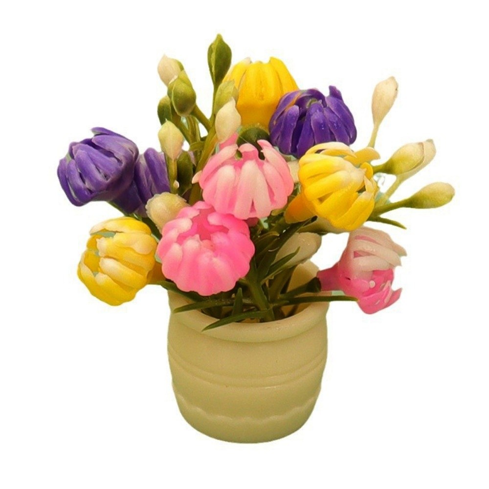 1:12 Miniatur Rumah Boneka Sim - Florist Supply Vases ulasan dan harga